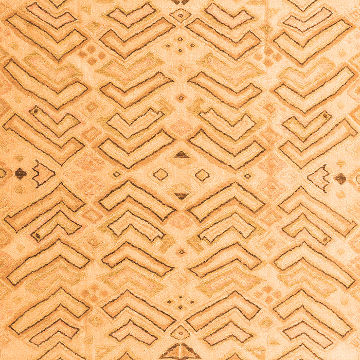 Solid Orange Modern Rug, abs4775org