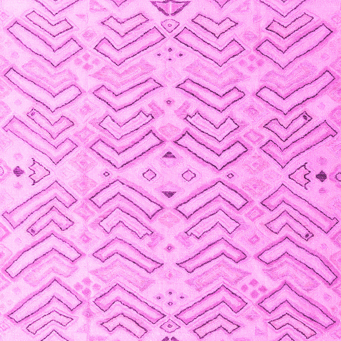 Machine Washable Solid Pink Modern Rug, wshabs4775pnk