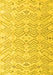 Solid Yellow Modern Rug, abs4775yw