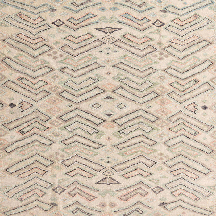 Square Machine Washable Abstract Desert Sand Beige Rug, wshabs4775