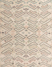 Machine Washable Abstract Desert Sand Beige Rug, wshabs4775