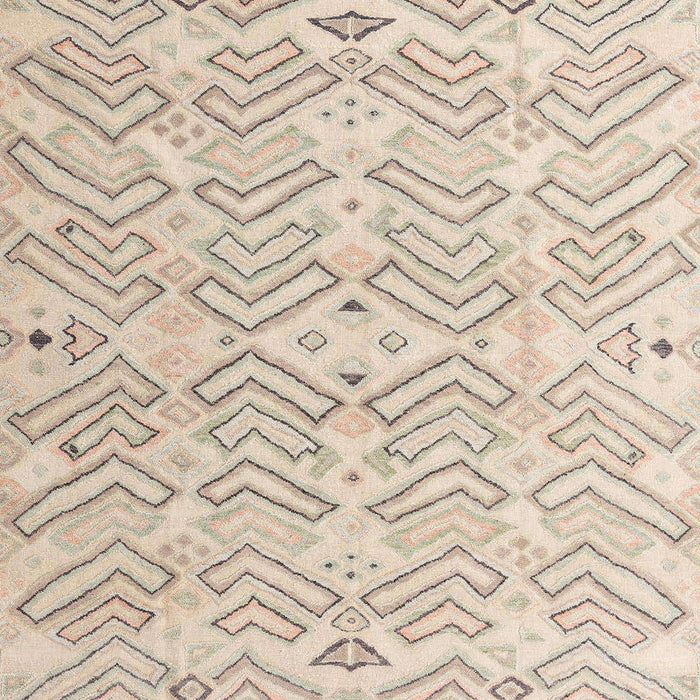 Machine Washable Abstract Desert Sand Beige Rug, wshabs4775