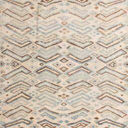 Square Machine Washable Abstract Camel Brown Rug, wshabs4776