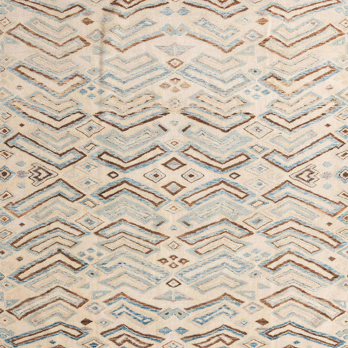 Square Machine Washable Abstract Camel Brown Rug, wshabs4776