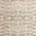 Square Machine Washable Abstract Camel Brown Rug, wshabs4776
