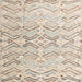 Square Abstract Camel Brown Solid Rug, abs4776