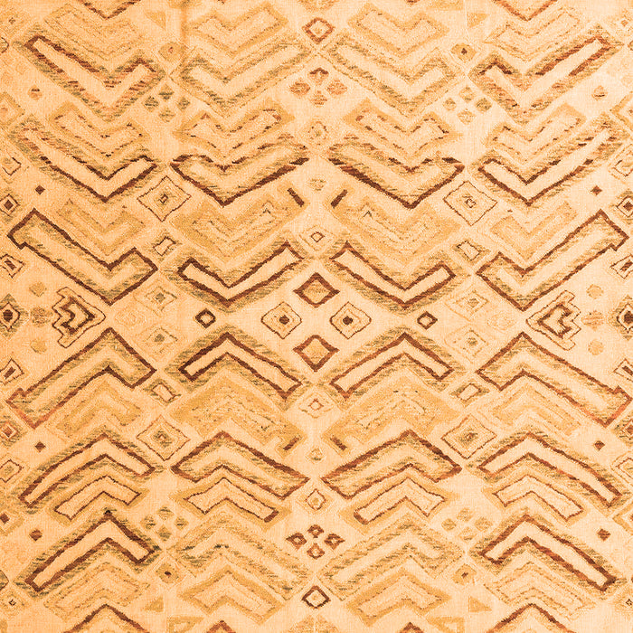 Solid Orange Modern Rug, abs4776org