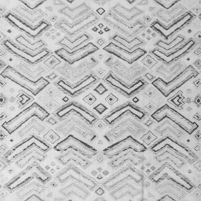 Machine Washable Solid Gray Modern Rug, wshabs4776gry