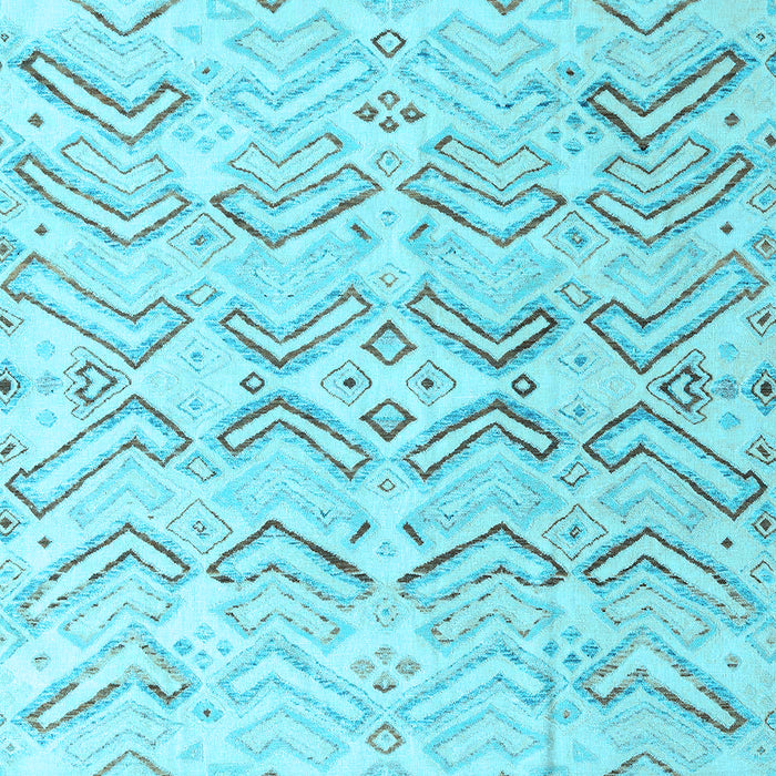 Solid Light Blue Modern Rug, abs4776lblu