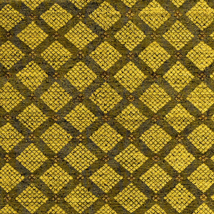 Abstract Yellow Modern Rug, abs4777yw