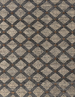 Abstract Burgundy Brown Modern Rug, abs4777