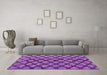 Machine Washable Abstract Purple Modern Area Rugs in a Living Room, wshabs4777pur