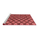 Modern Red Washable Rugs