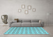 Machine Washable Abstract Light Blue Modern Rug in a Living Room, wshabs4778lblu