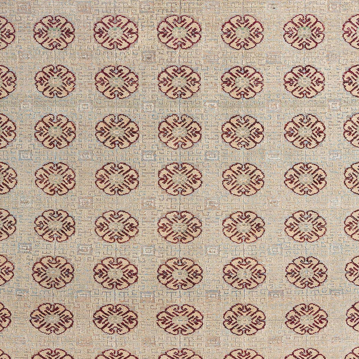 Abstract Dark Almond Brown Modern Rug, abs4778