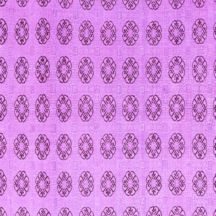 Square Machine Washable Abstract Purple Modern Area Rugs, wshabs4778pur