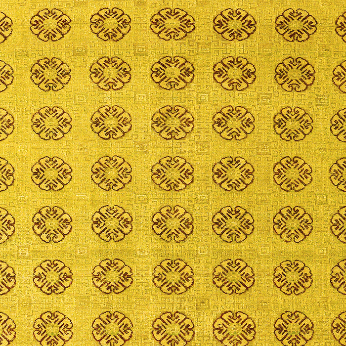 Machine Washable Abstract Yellow Modern Rug, wshabs4778yw