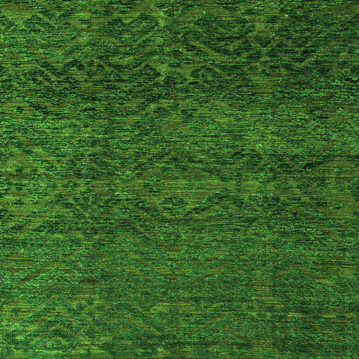 Machine Washable Abstract Green Modern Area Rugs, wshabs4779grn