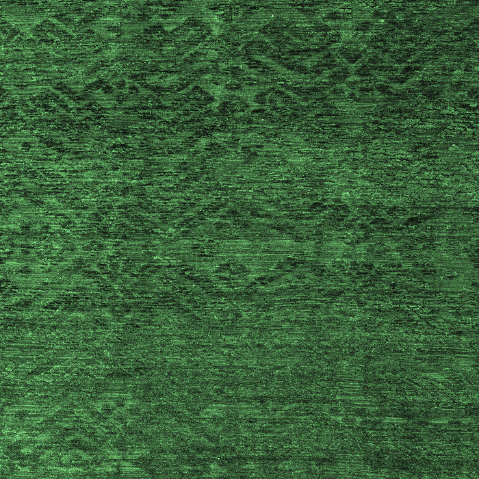 Machine Washable Abstract Emerald Green Modern Area Rugs, wshabs4779emgrn