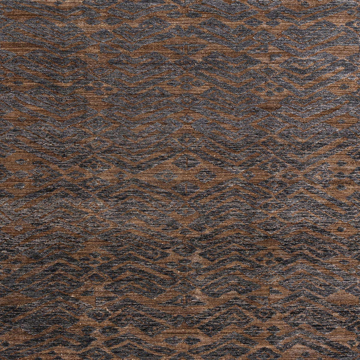 Square Machine Washable Abstract Puce Purple Rug, wshabs4779