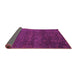 Sideview of Abstract Pink Modern Rug, abs4779pnk