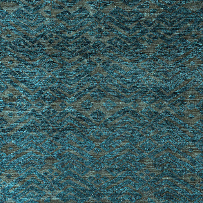 Abstract Light Blue Modern Rug, abs4779lblu