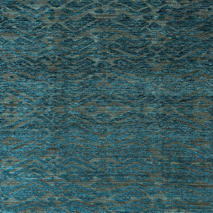 Square Abstract Light Blue Modern Rug, abs4779lblu