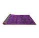 Sideview of Abstract Purple Modern Rug, abs4779pur