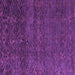 Square Machine Washable Abstract Purple Modern Area Rugs, wshabs4779pur