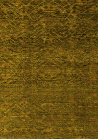 Abstract Yellow Modern Rug, abs4779yw