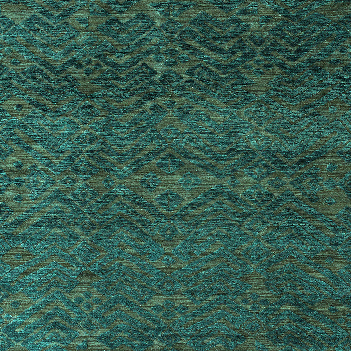 Machine Washable Abstract Turquoise Modern Area Rugs, wshabs4779turq