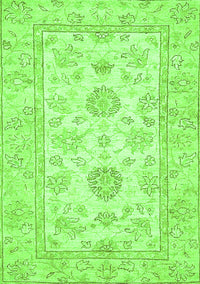 Oriental Green Traditional Rug, abs477grn