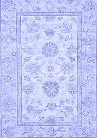 Oriental Blue Traditional Rug, abs477blu