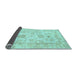 Sideview of Oriental Light Blue Traditional Rug, abs477lblu