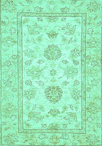 Oriental Turquoise Traditional Rug, abs477turq