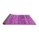 Sideview of Abstract Purple Modern Rug, abs4780pur