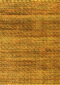 Abstract Yellow Modern Rug, abs4780yw