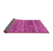 Sideview of Abstract Pink Modern Rug, abs4780pnk