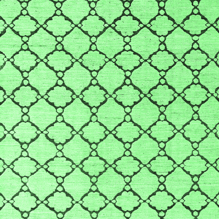 Machine Washable Solid Emerald Green Modern Area Rugs, wshabs4781emgrn