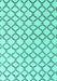 Machine Washable Solid Turquoise Modern Area Rugs, wshabs4781turq