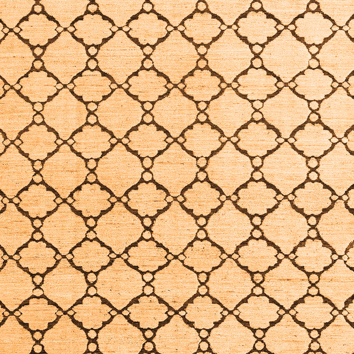 Solid Orange Modern Rug, abs4781org