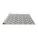 Sideview of Machine Washable Solid Gray Modern Rug, wshabs4781gry