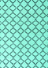 Solid Turquoise Modern Rug, abs4781turq