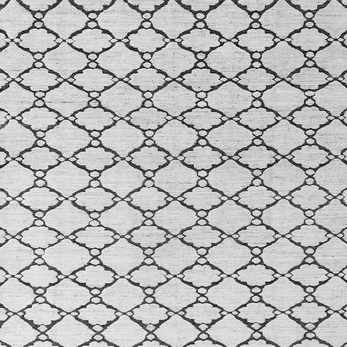 Square Solid Gray Modern Rug, abs4781gry