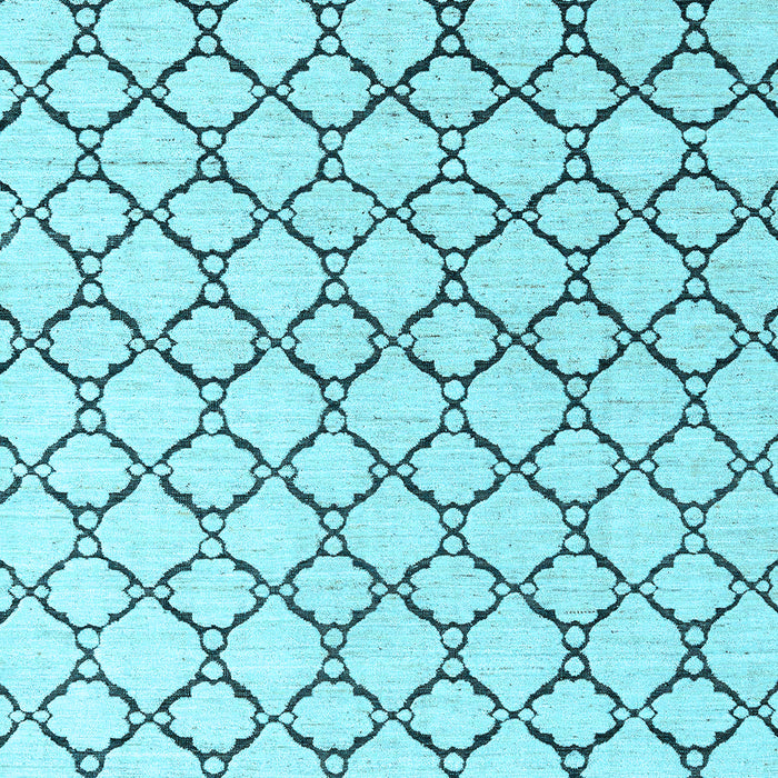 Machine Washable Solid Light Blue Modern Rug, wshabs4781lblu