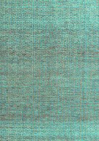 Abstract Turquoise Modern Rug, abs4782turq