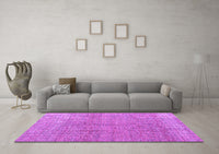 Machine Washable Abstract Purple Modern Rug, wshabs4782pur