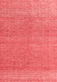 Abstract Red Modern Rug, abs4782red