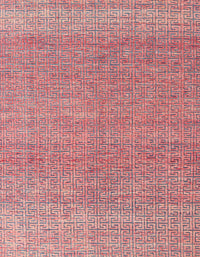 Machine Washable Abstract Dusty Pink Rug, wshabs4782