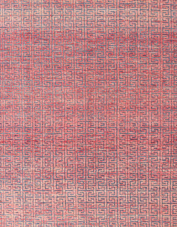 Machine Washable Abstract Dusty Pink Rug, wshabs4782